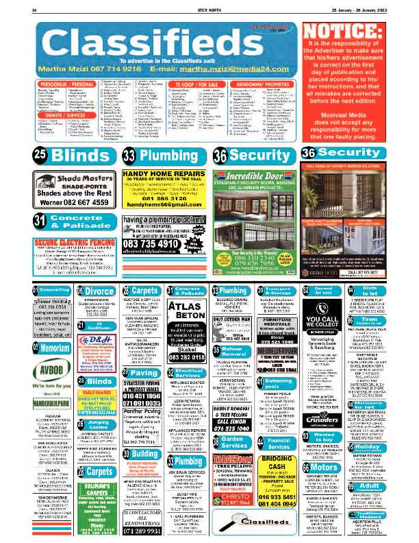 STER NORTH 25 January – 28 January 2022 page 13