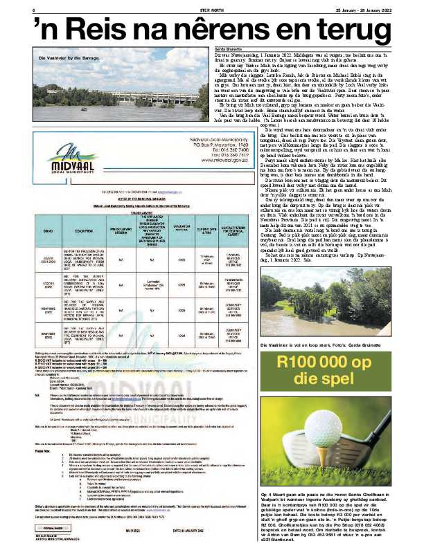 STER NORTH 25 January – 28 January 2022 page 6