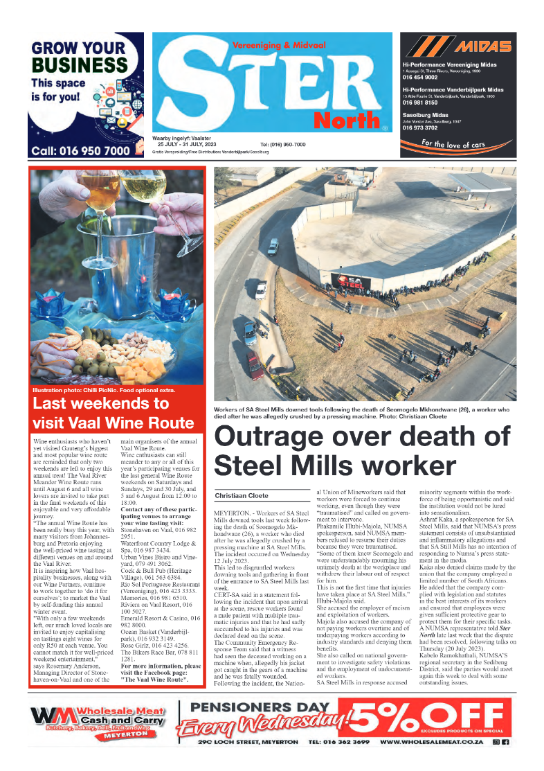 STER NORTH 25 July – 31 July, 2023 page 1