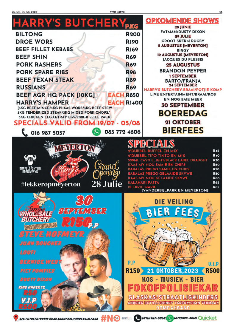 STER NORTH 25 July – 31 July, 2023 page 11