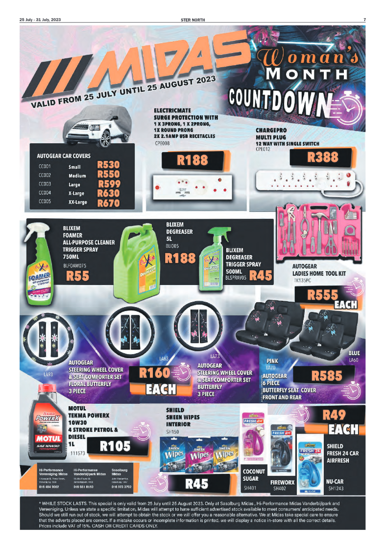 STER NORTH 25 July – 31 July, 2023 page 7