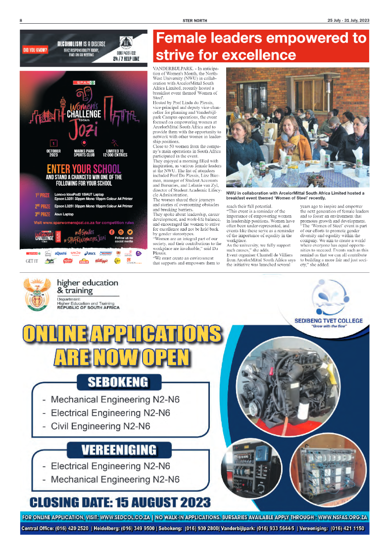 STER NORTH 25 July – 31 July, 2023 page 8