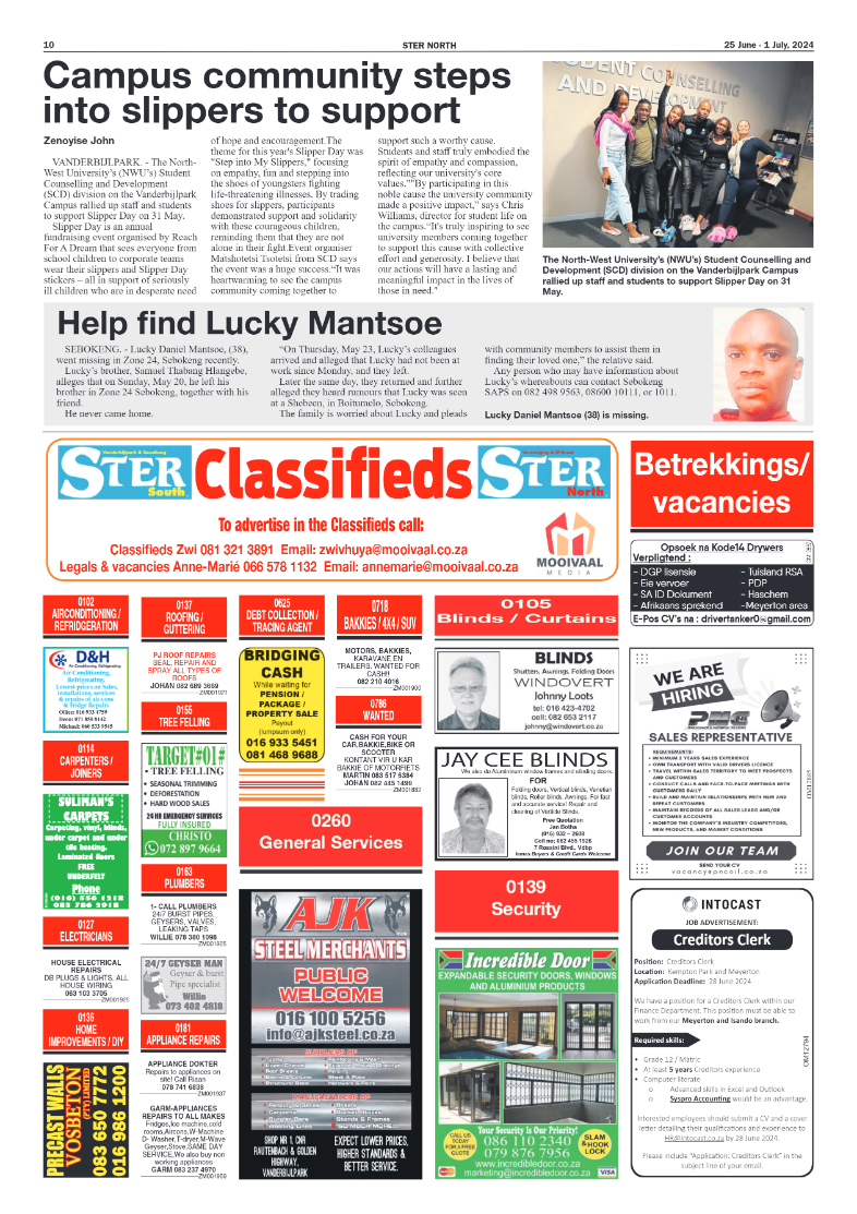 STER NORTH 25 June – 1 July, 2024 page 10