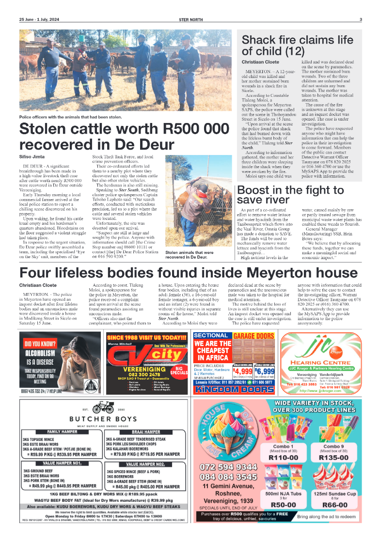 STER NORTH 25 June – 1 July, 2024 page 3