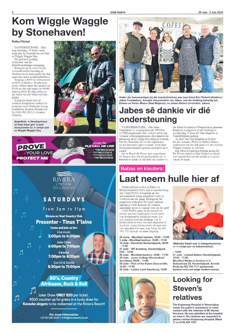 STER NORTH 25 June – 1 July, 2024 page 4