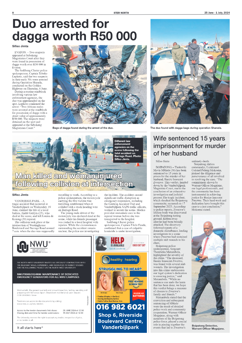 STER NORTH 25 June – 1 July, 2024 page 8