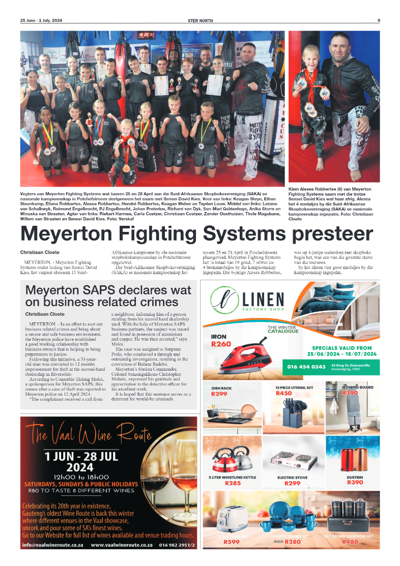 STER NORTH 25 June – 1 July, 2024 page 9