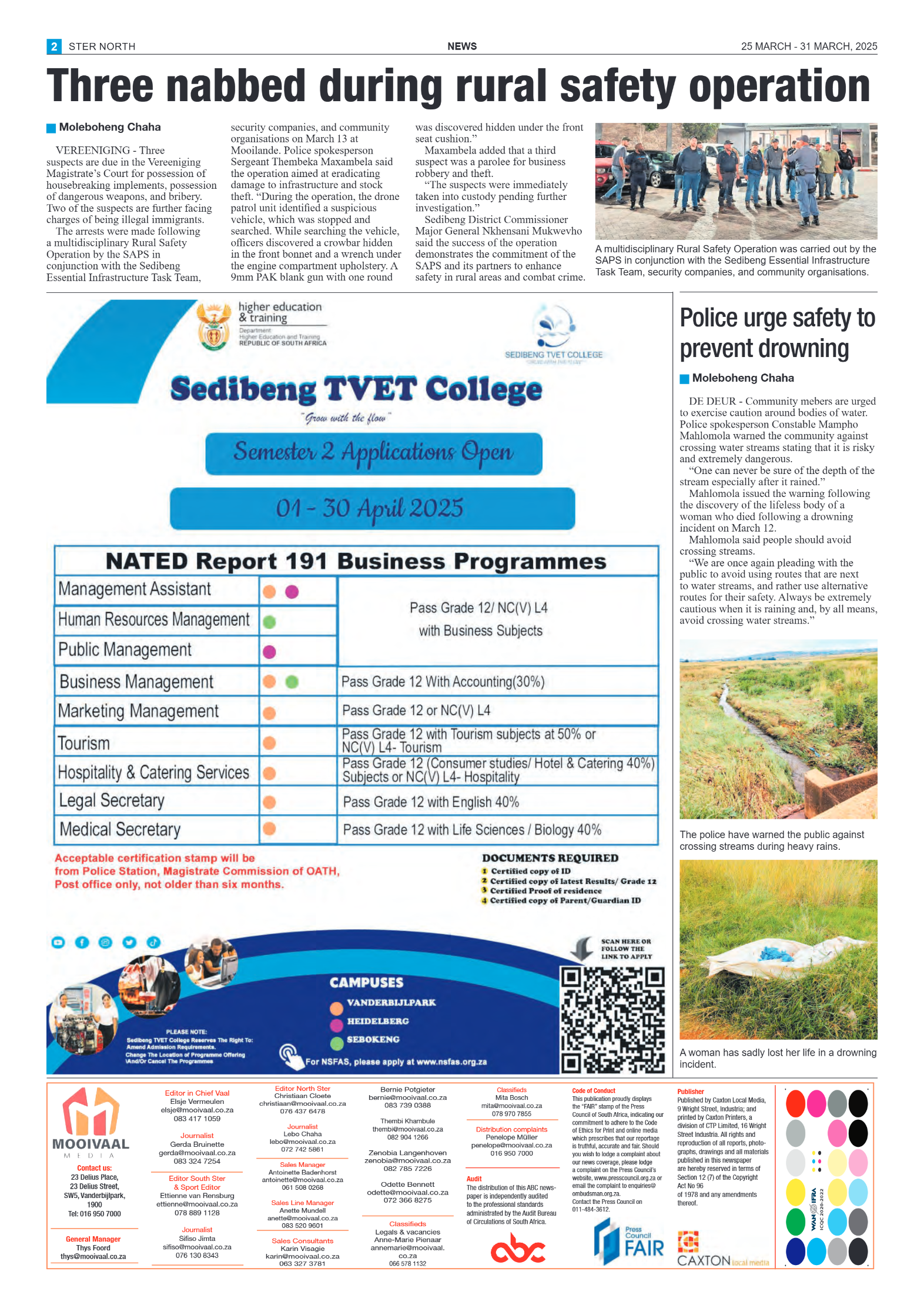 STER NORTH 25 MARCH – 31 MARCH, 2025 page 2