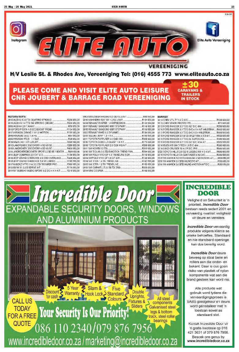 STER NORTH 25 May – 28 May 2021 page 15