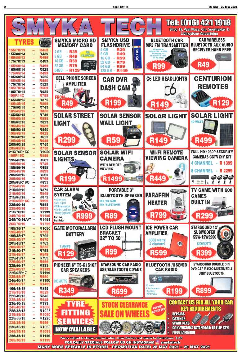 STER NORTH 25 May – 28 May 2021 page 2