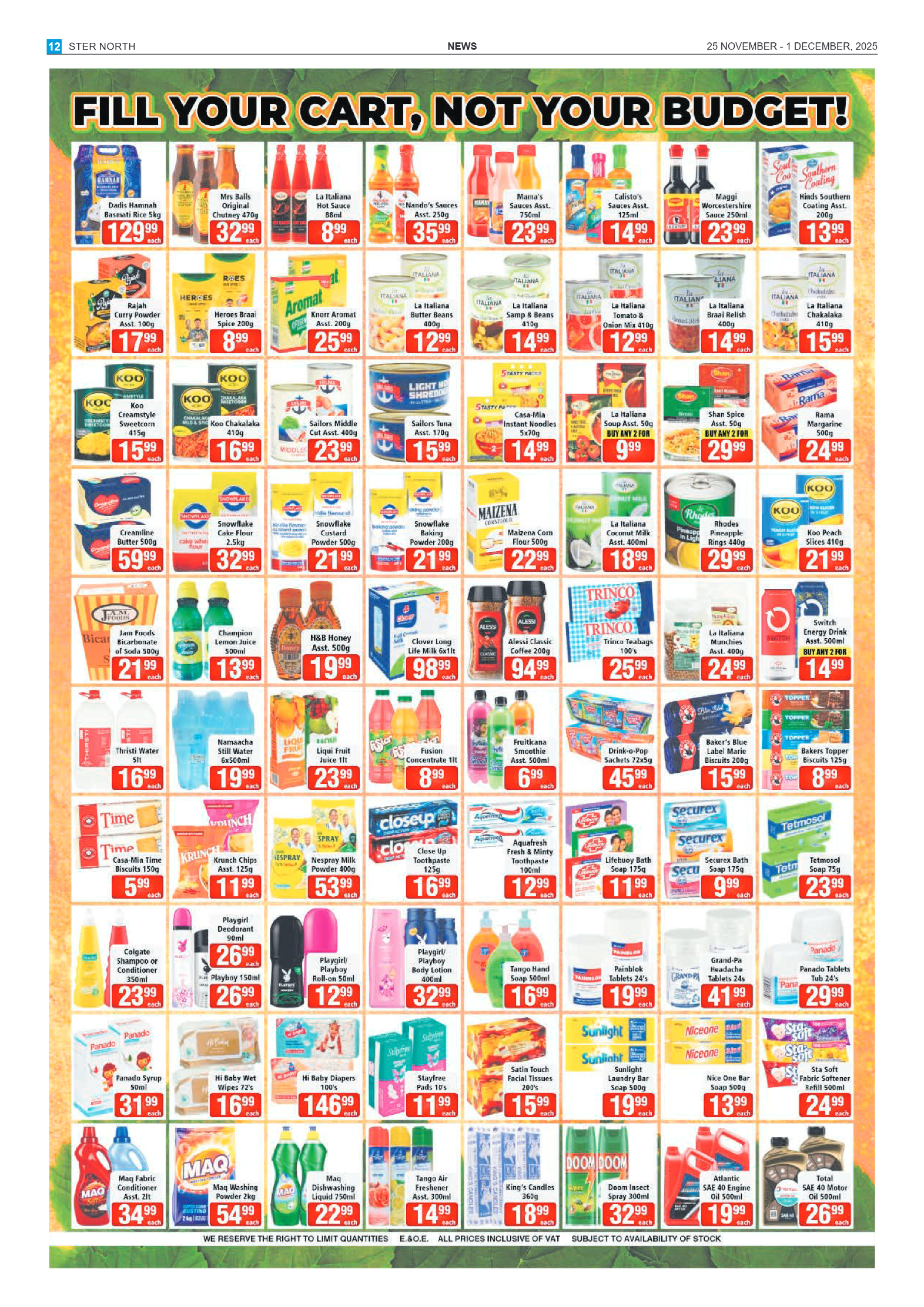 STER NORTH 25 NOVEMBER – 1 DECEMBER, 2025 page 14