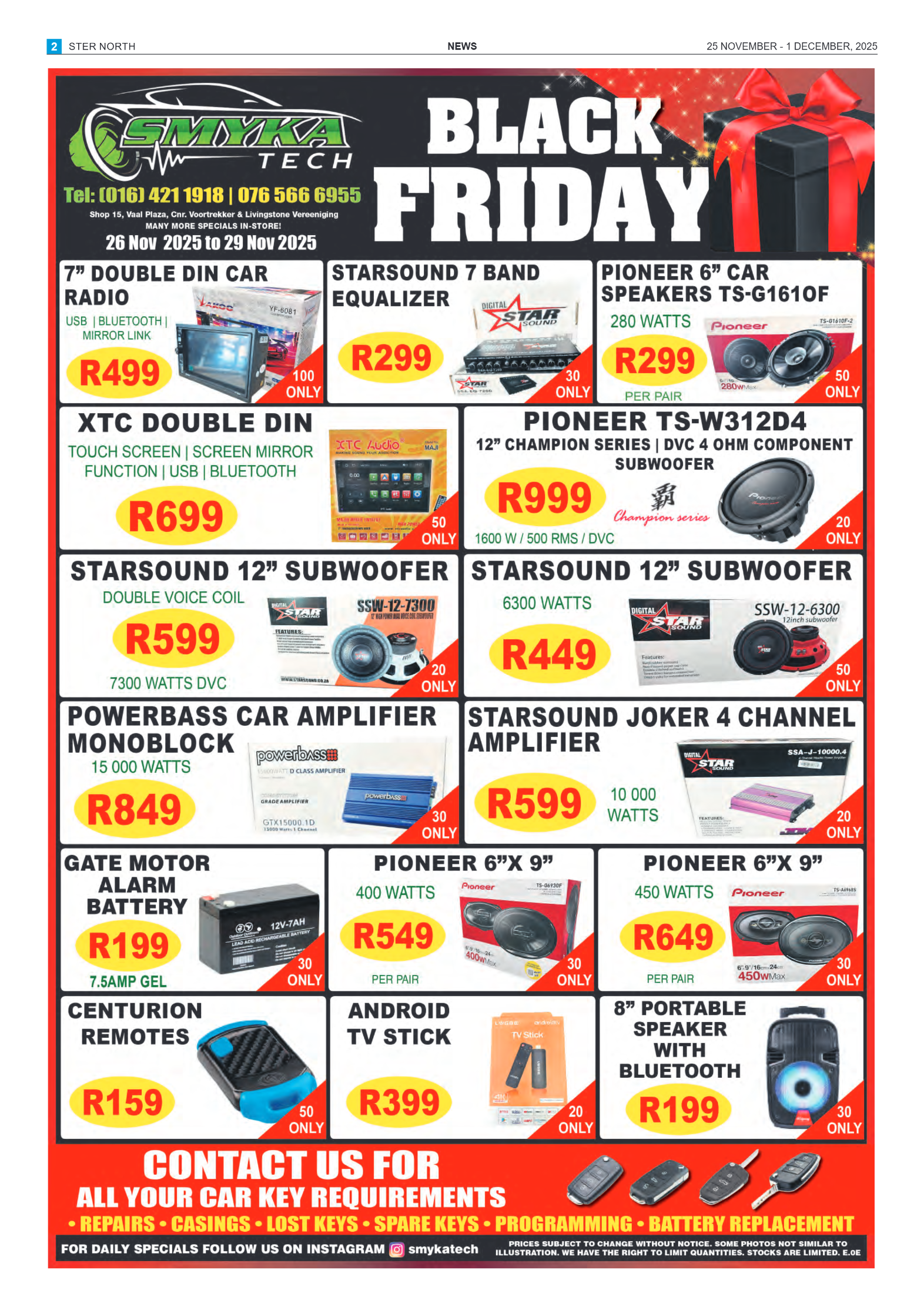 STER NORTH 25 NOVEMBER – 1 DECEMBER, 2025 page 4