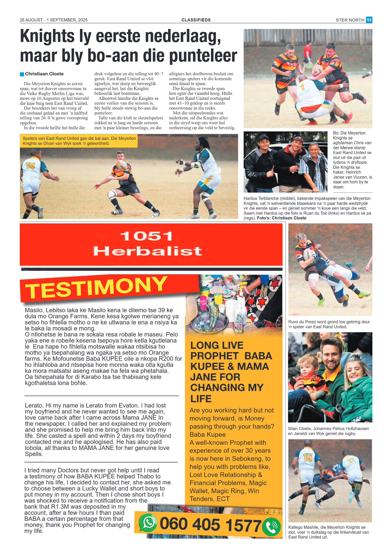 STER NORTH 26 AUGUST – 1 SEPTEMBER, 2025 page 11