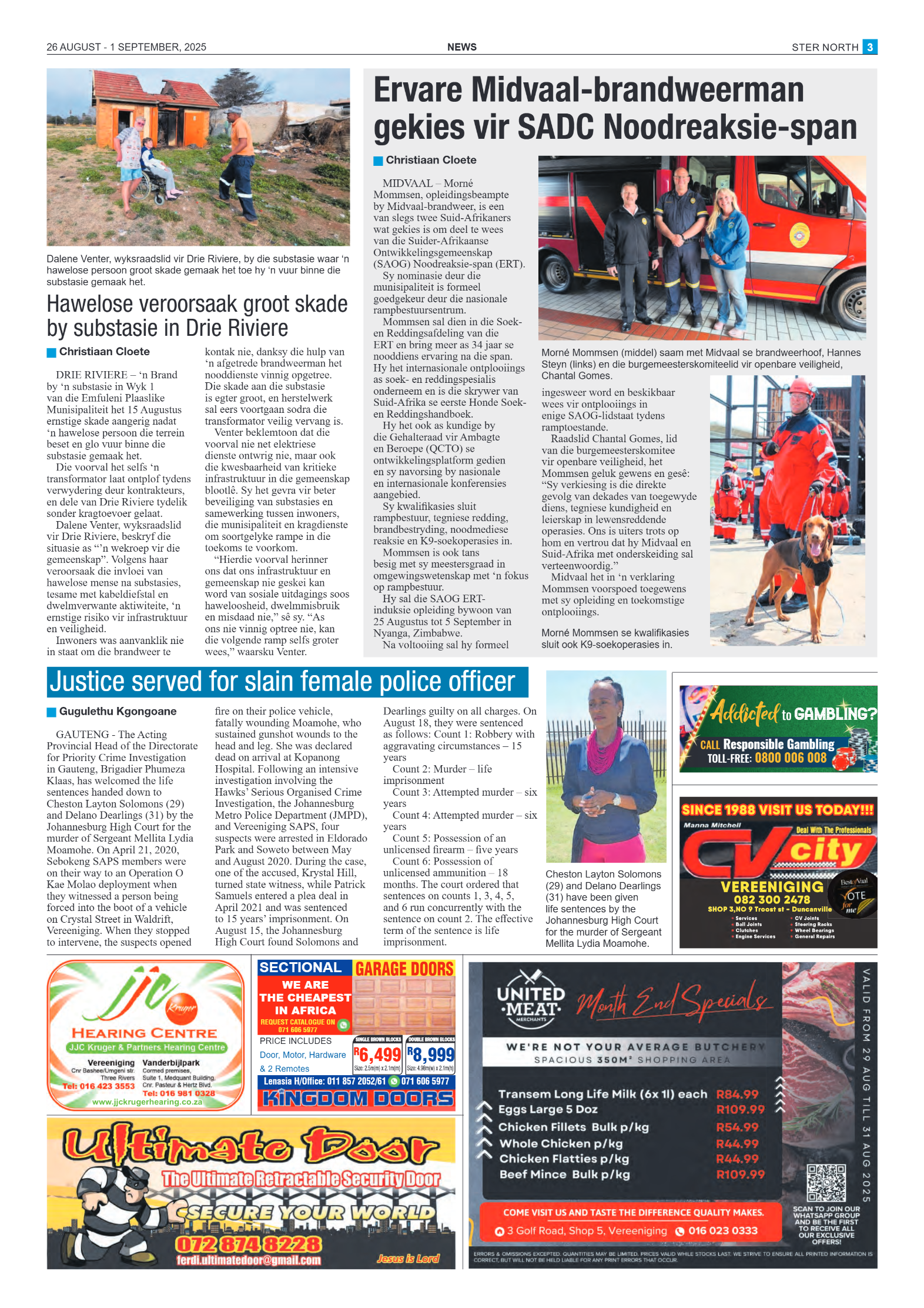 STER NORTH 26 AUGUST – 1 SEPTEMBER, 2025 page 3