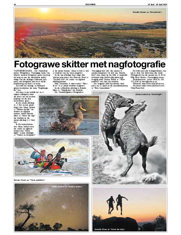 STER NORTH 26 April – 29 April 2022 page 16