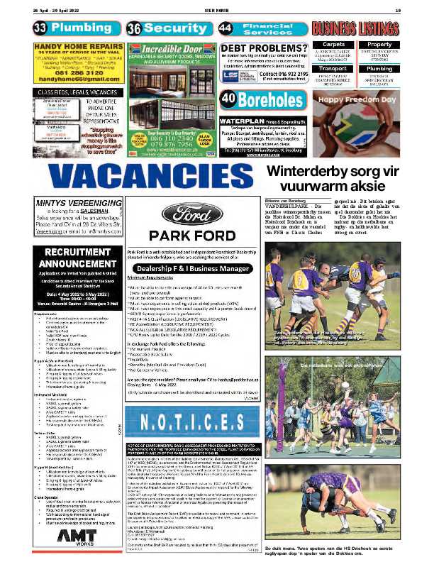 STER NORTH 26 April – 29 April 2022 page 18
