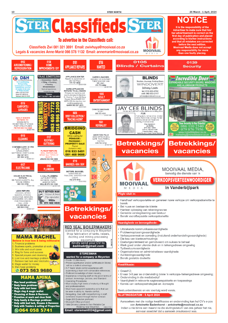 STER NORTH 26 March – 1 April, 2024 page 10