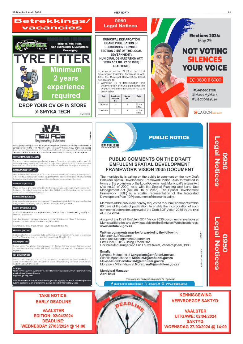 STER NORTH 26 March – 1 April, 2024 page 11