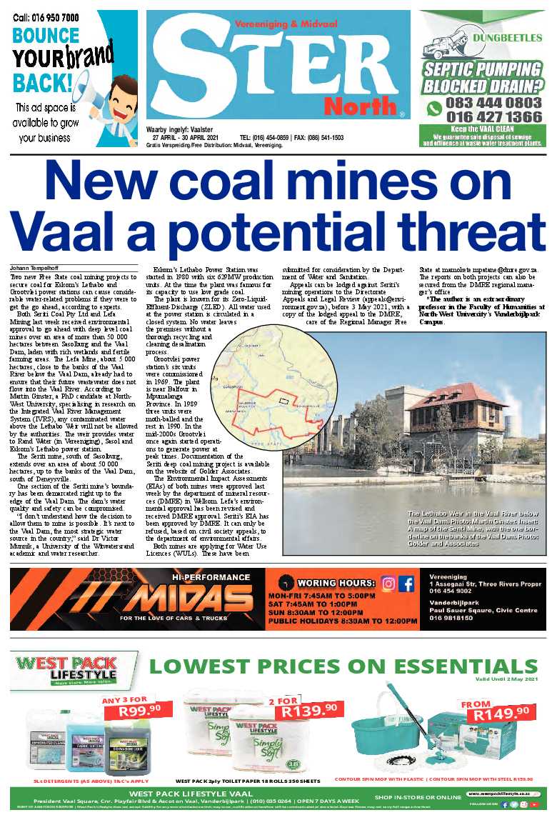 STER NORTH 27 April – 30 April 2021 page 1
