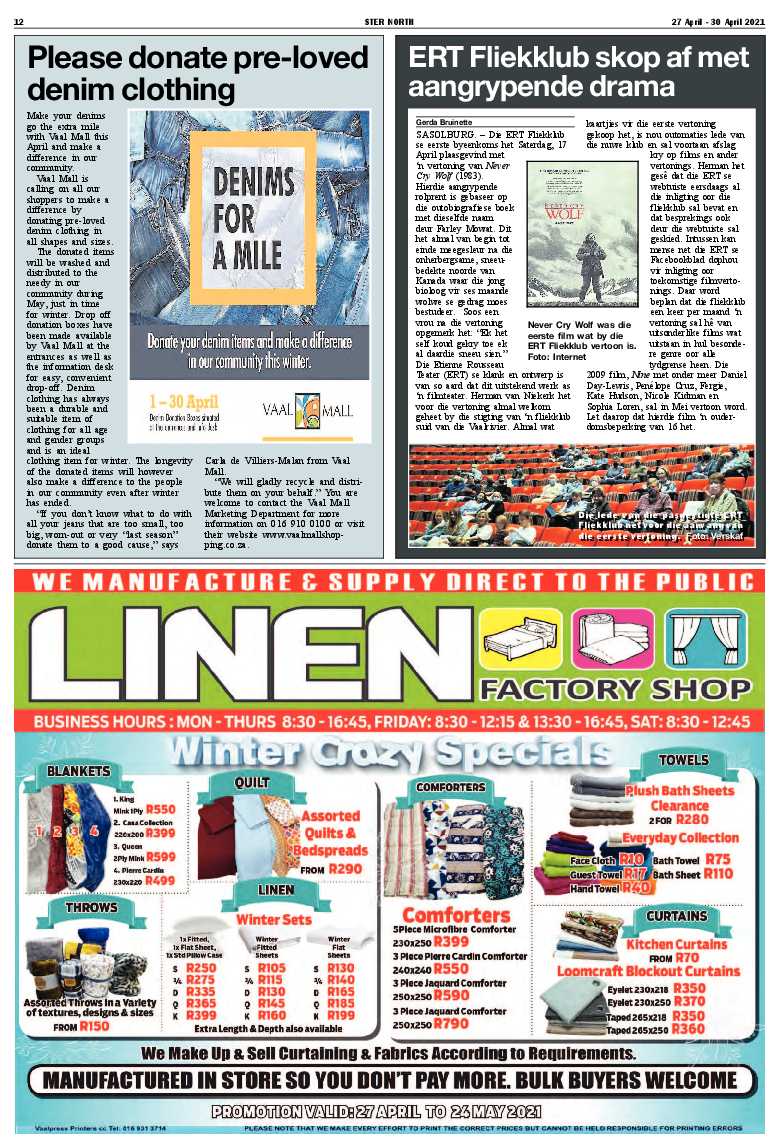 STER NORTH 27 April – 30 April 2021 page 12