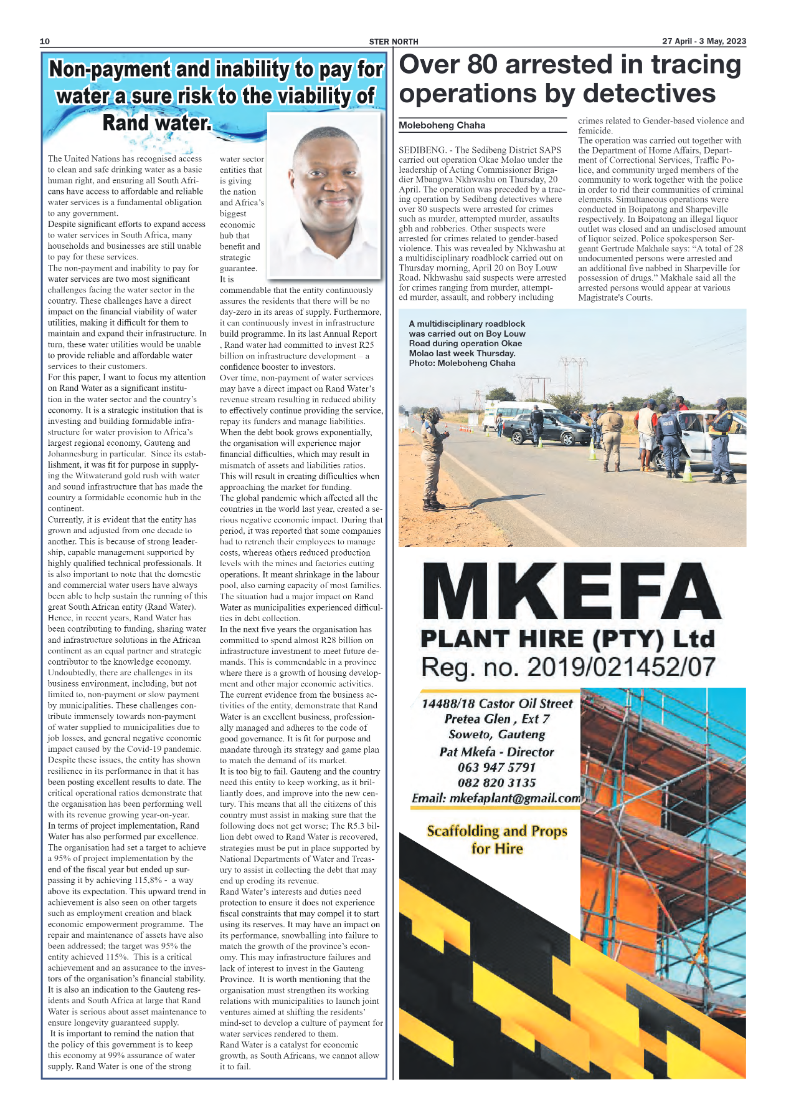 STER NORTH 27 April – 3 May, 2023 page 10
