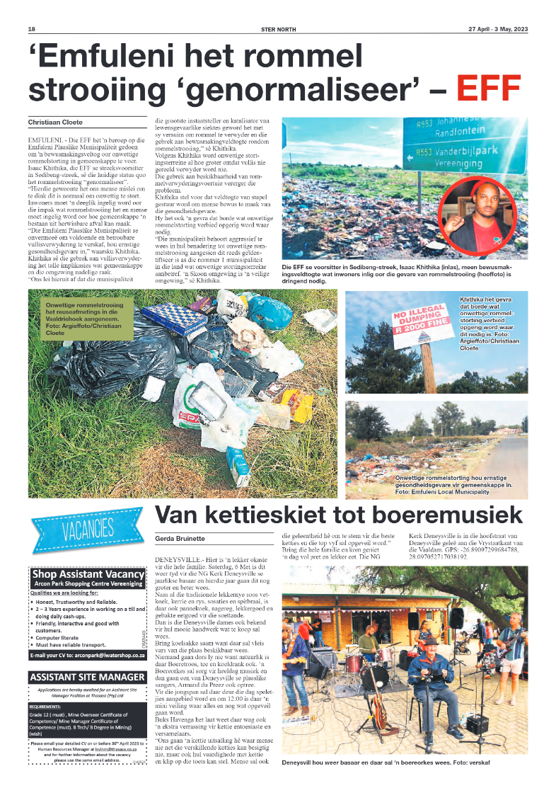 STER NORTH 27 April – 3 May, 2023 page 18