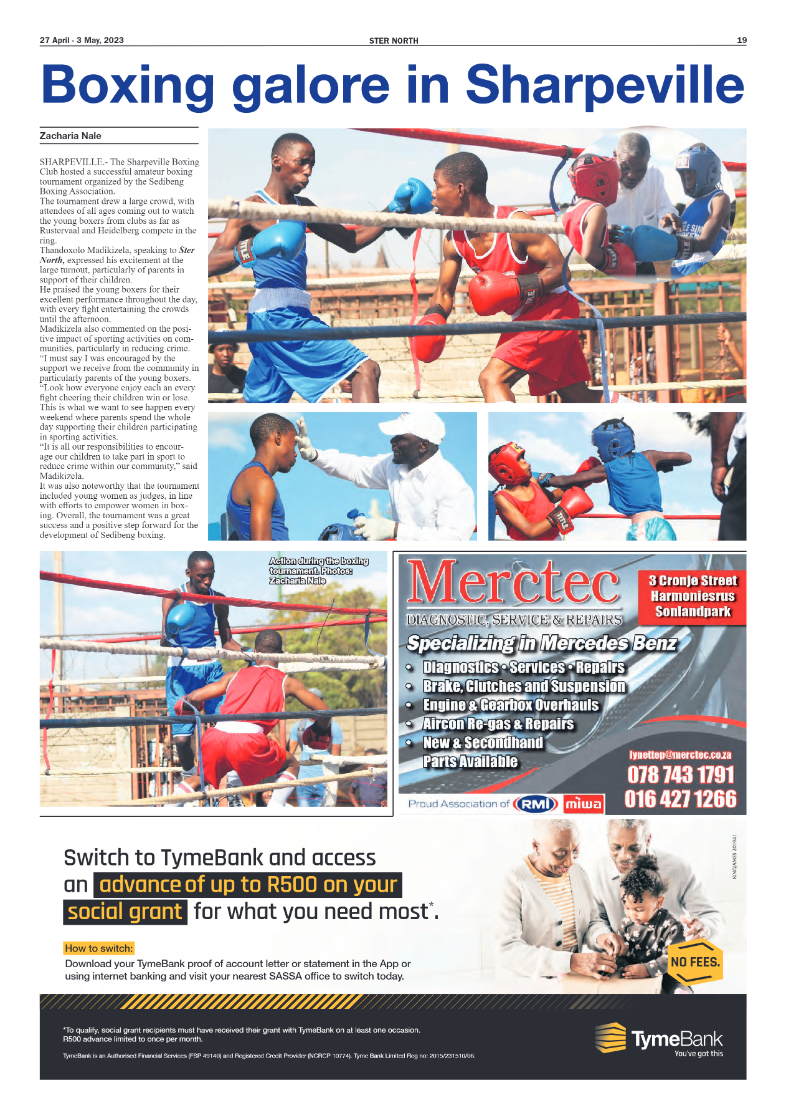 STER NORTH 27 April – 3 May, 2023 page 19