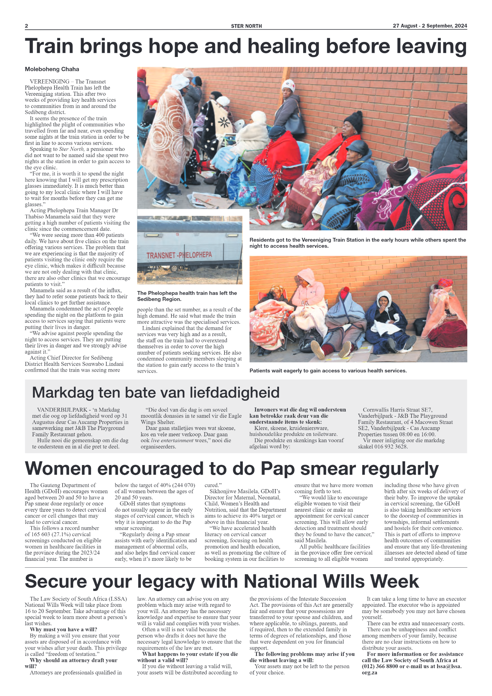 STER NORTH 27 August – 2 September, 2024 page 2