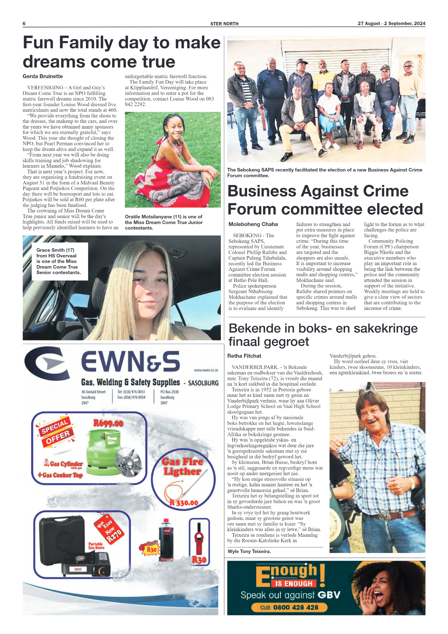 STER NORTH 27 August – 2 September, 2024 page 6