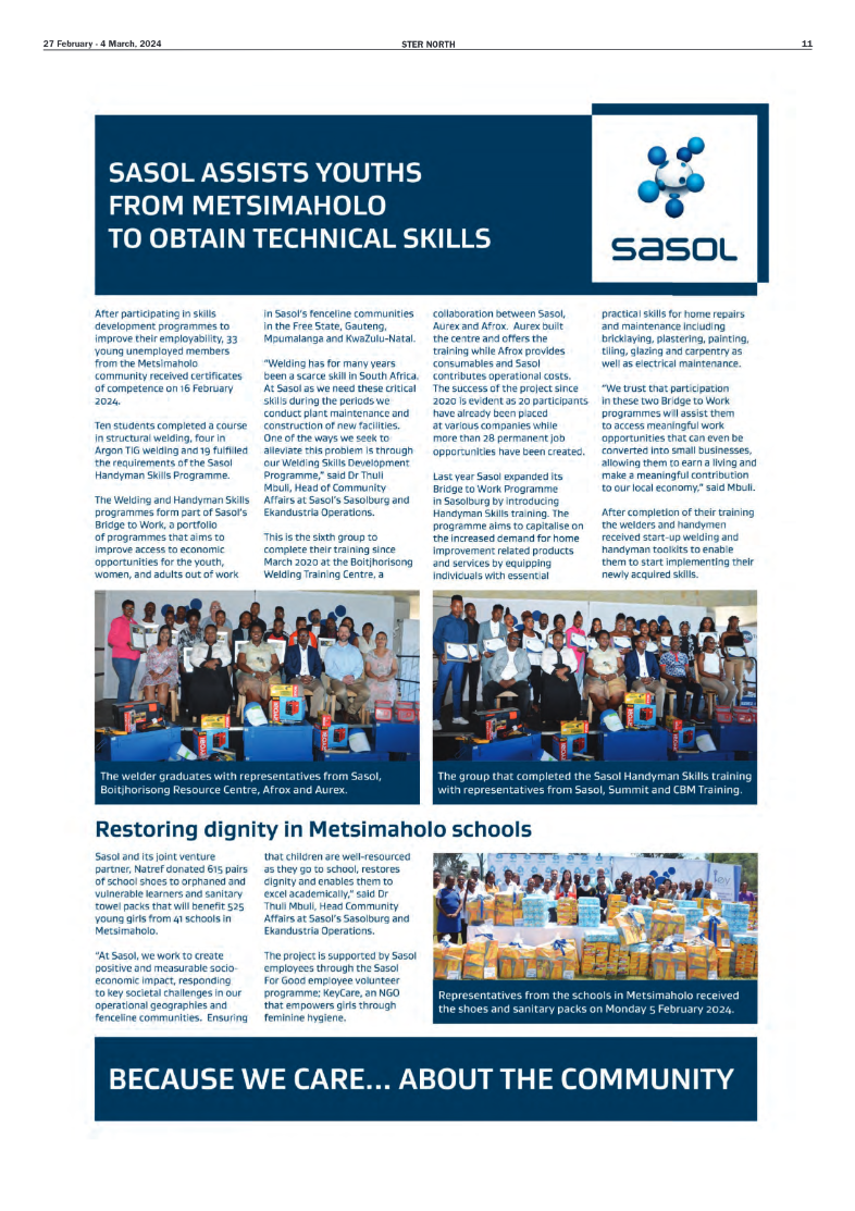 STER NORTH 27 February – 4 March, 2024 page 11