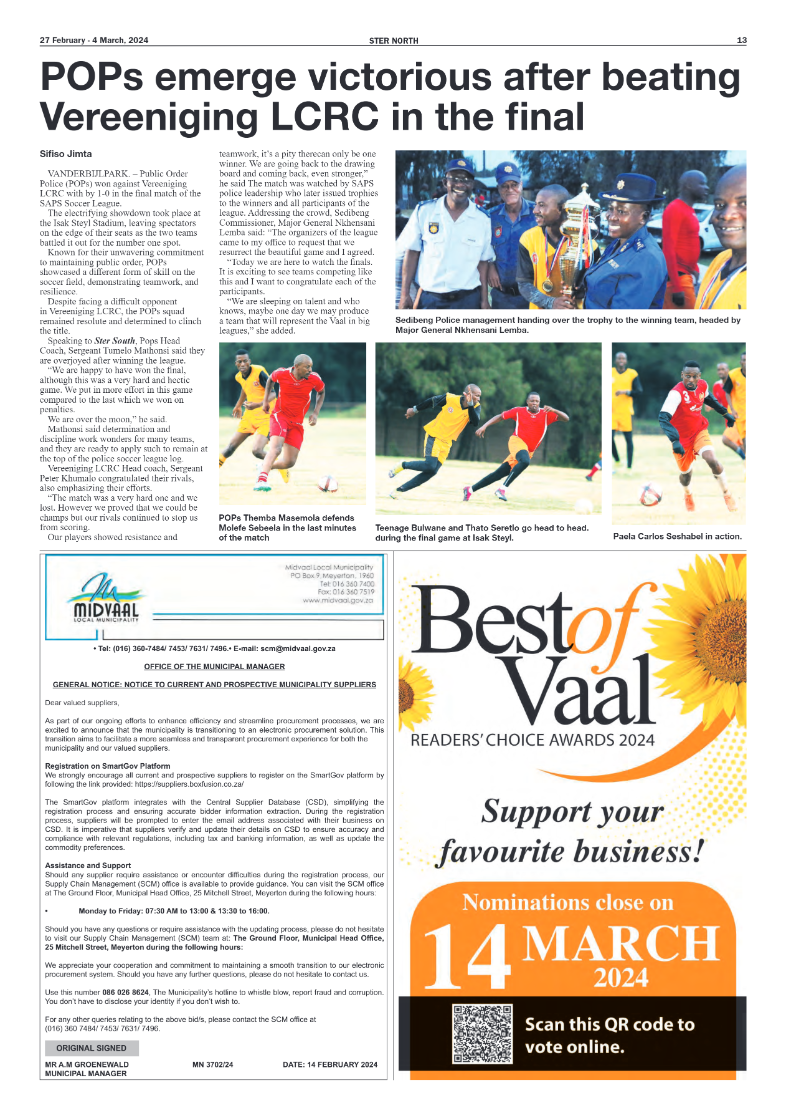 STER NORTH 27 February – 4 March, 2024 page 12