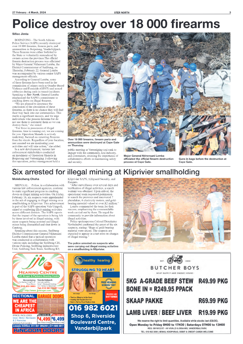 STER NORTH 27 February – 4 March, 2024 page 3