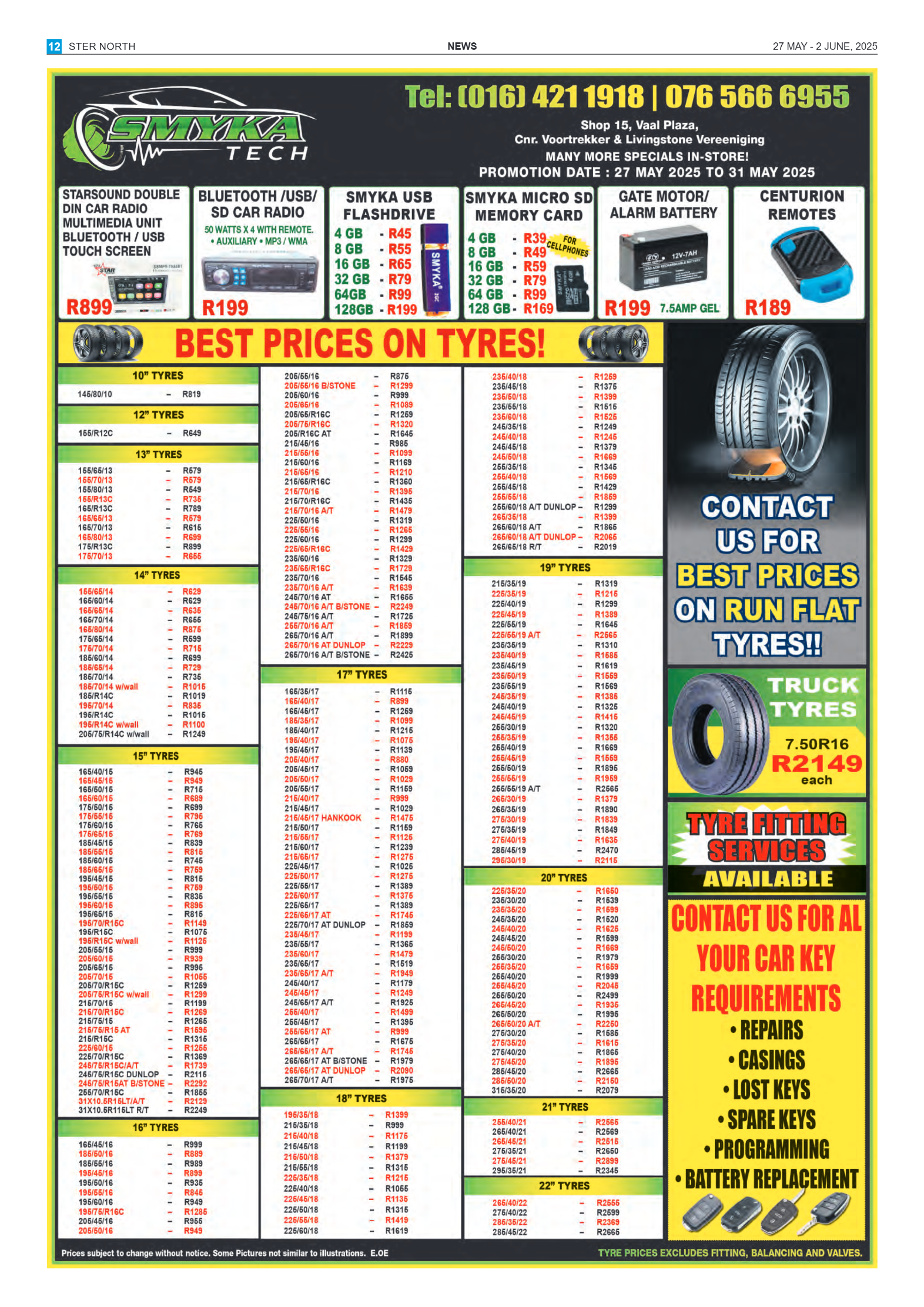 STER NORTH 27 MAY – 2 JUNE, 2025 page 12