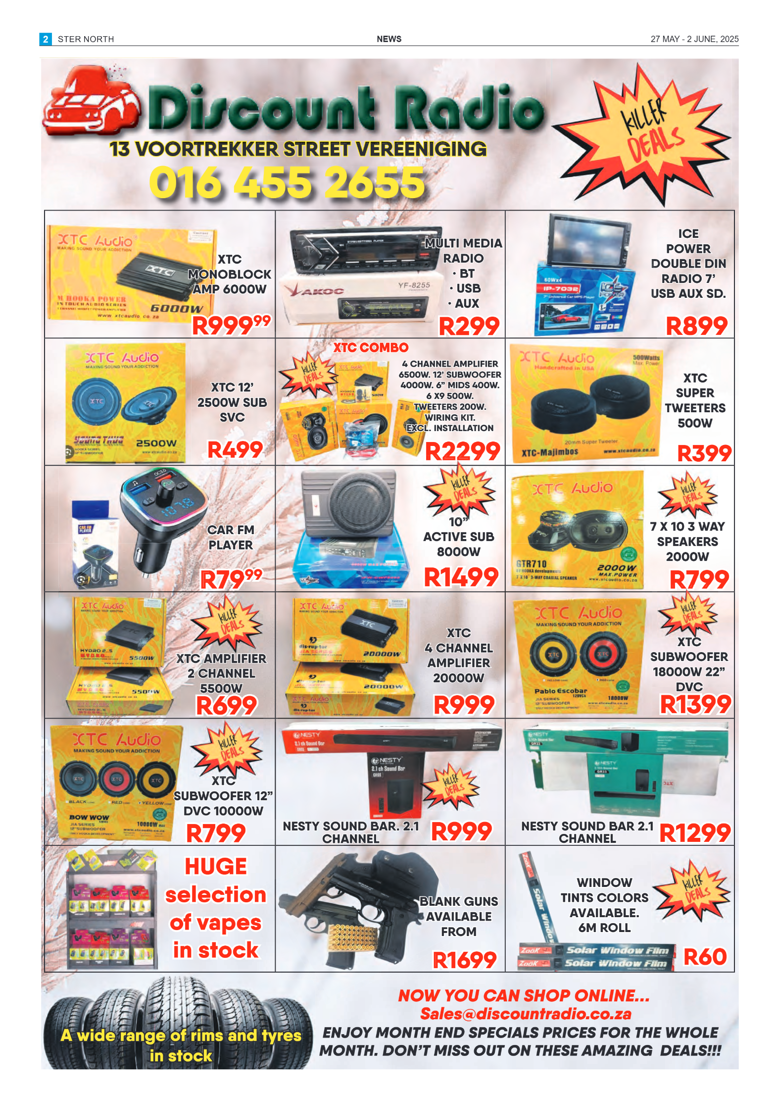 STER NORTH 27 MAY – 2 JUNE, 2025 page 2