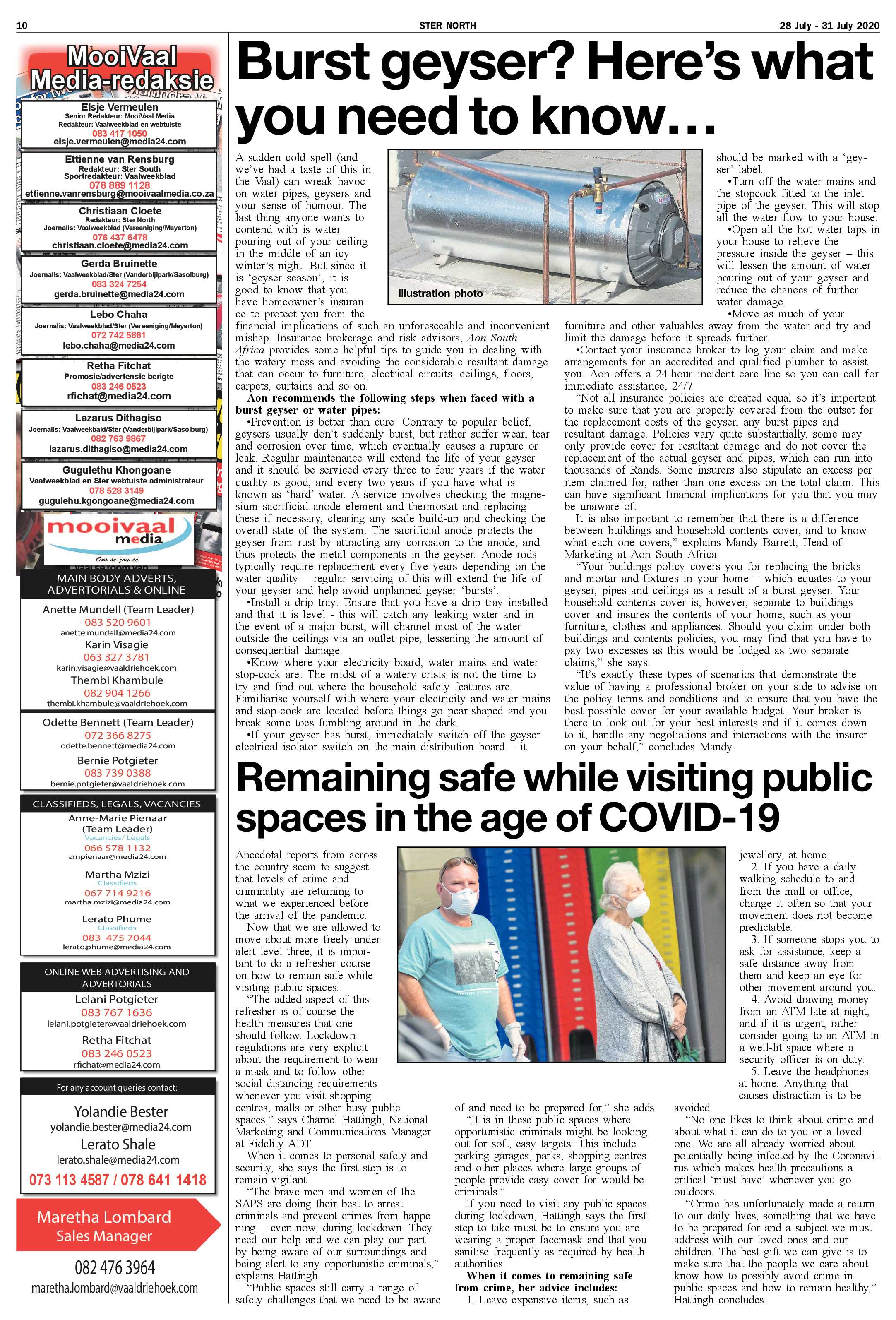STER NORTH 28 JULY – 31 JULY 2020 page 10