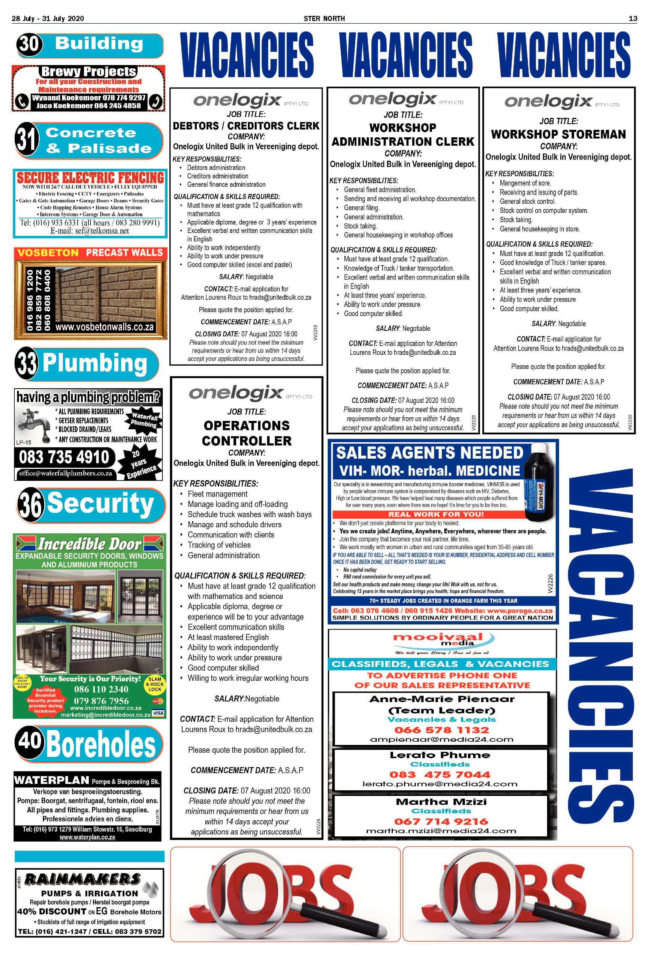 STER NORTH 28 JULY – 31 JULY 2020 page 13
