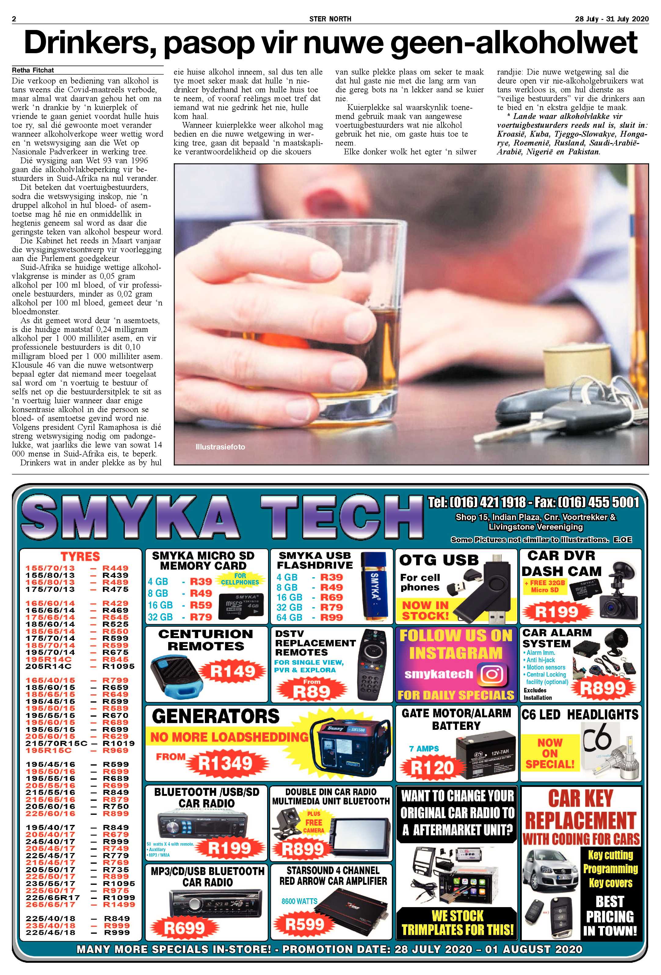 STER NORTH 28 JULY – 31 JULY 2020 page 2