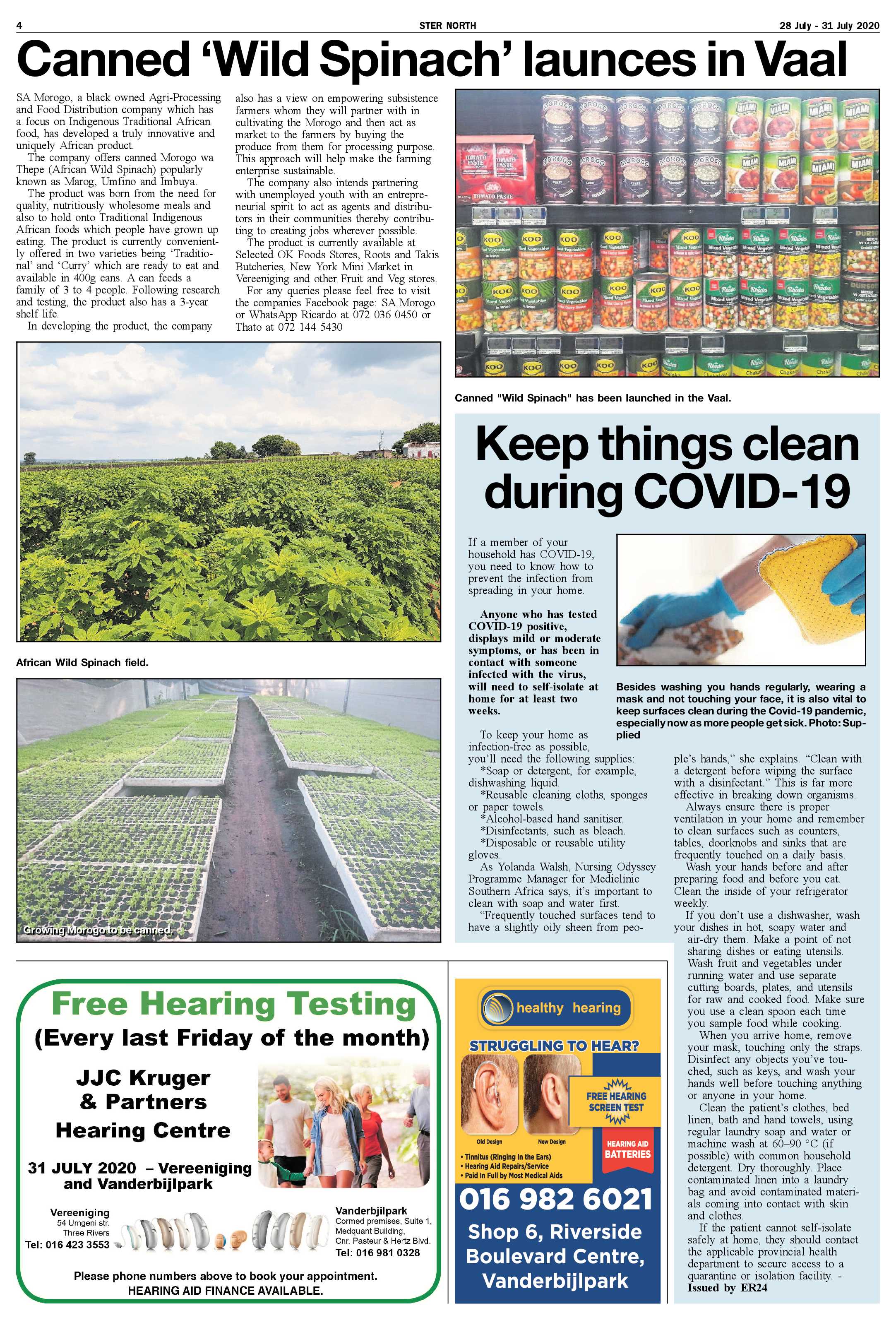 STER NORTH 28 JULY – 31 JULY 2020 page 4