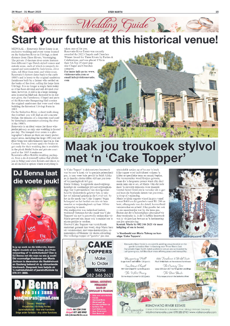 STER NORTH 28 Maart – 31 Maart 2023 page 15