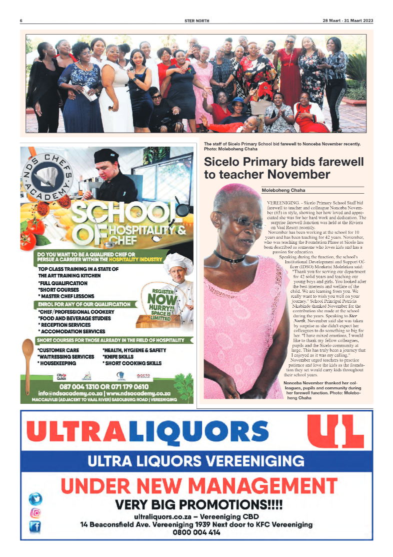 STER NORTH 28 Maart – 31 Maart 2023 page 6