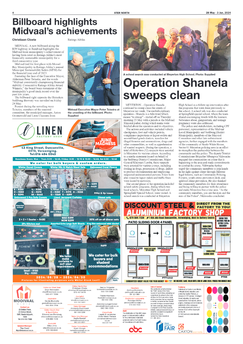 STER NORTH 28 May – 3 Jun, 2024 page 4