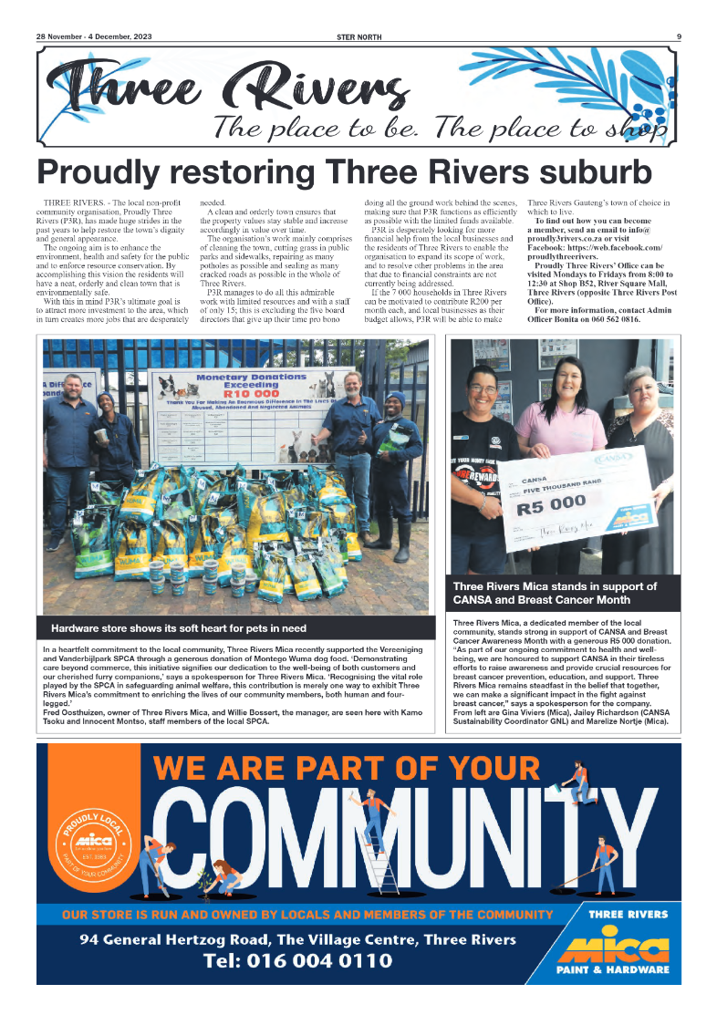 STER NORTH 28 November – 4 December, 2023 page 9