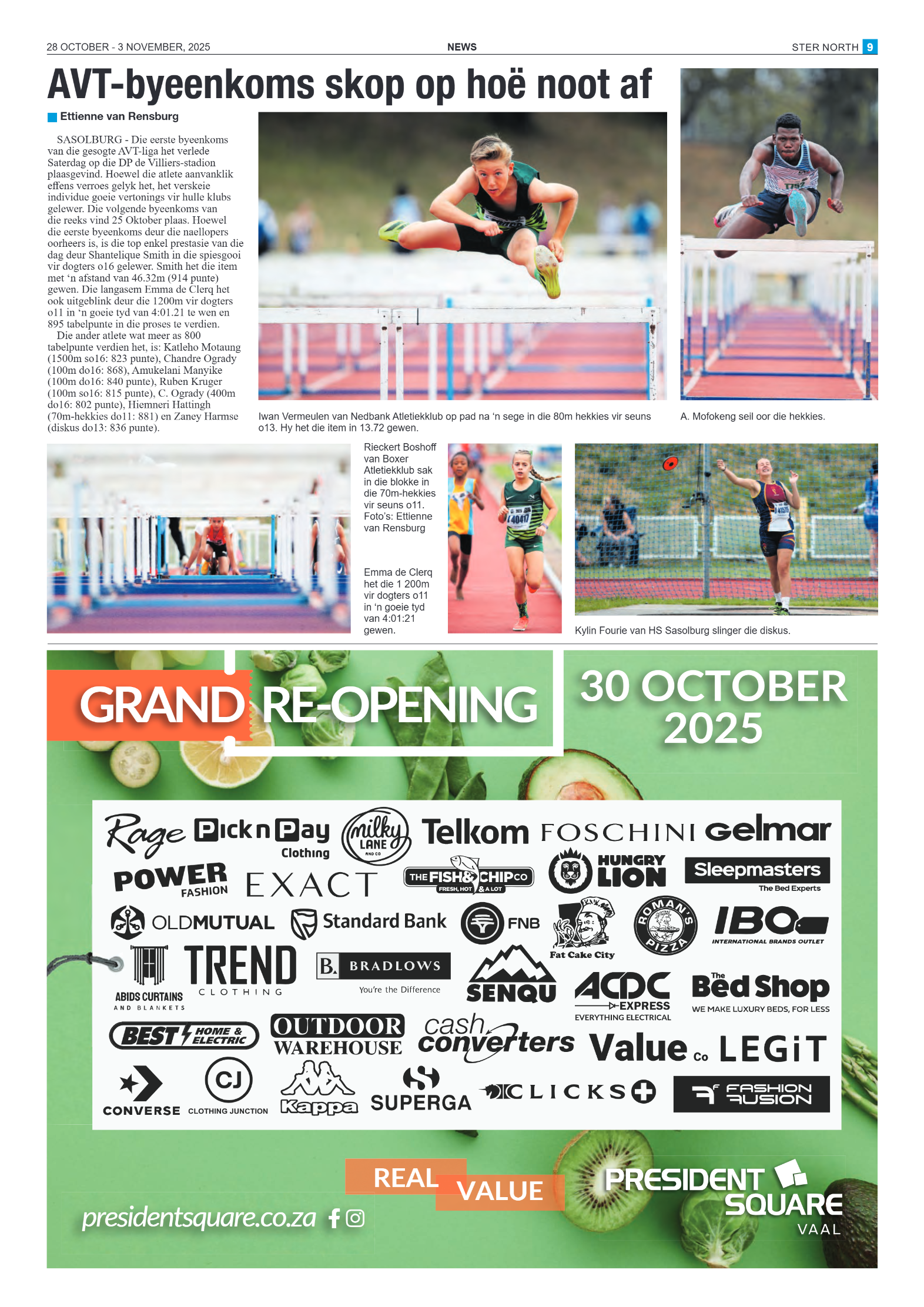 STER NORTH 28 OCTOBER – 3 NOVEMBER, 2025 page 9