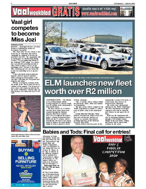 STER NORTH 28 September – 1 October 2021 page 3