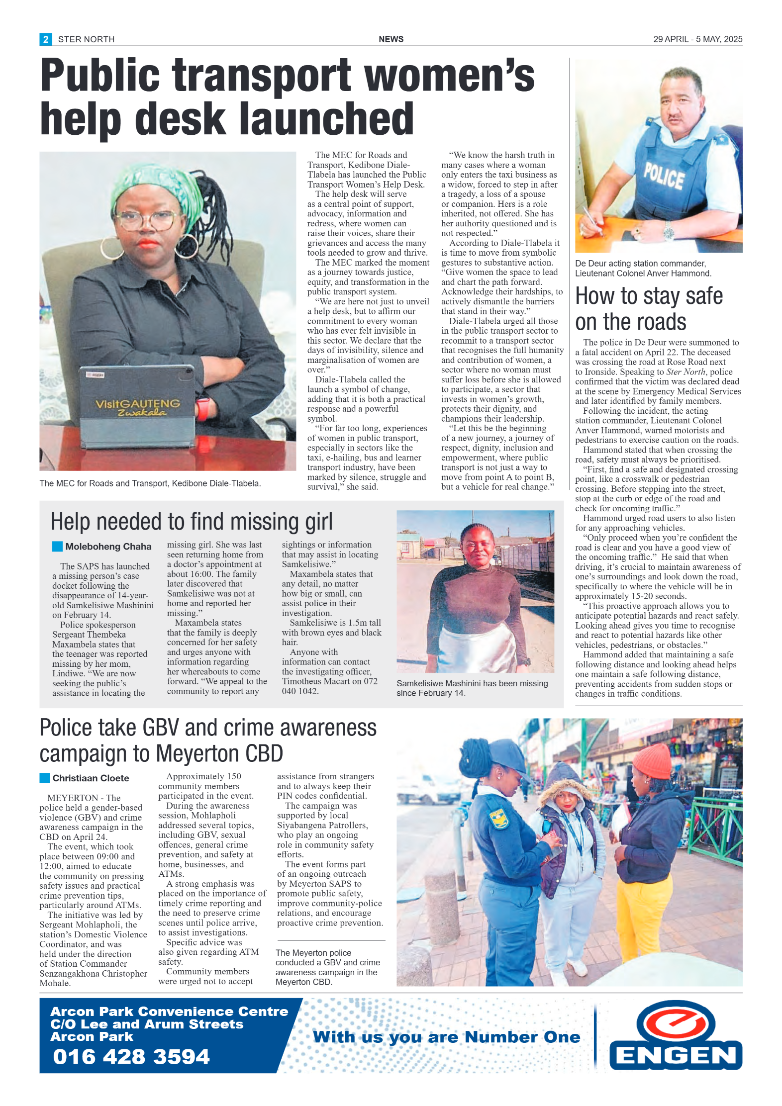 STER NORTH 29 APRIL – 5 MAY, 2025 page 2