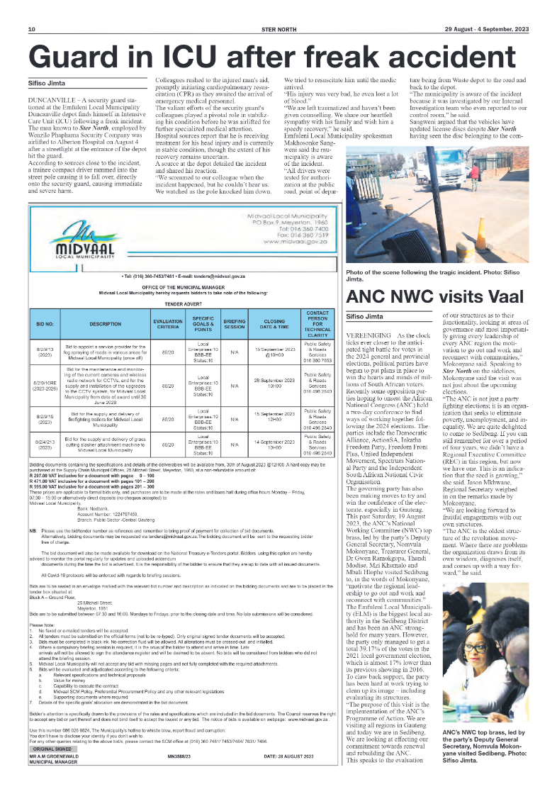 STER NORTH 29 August – 4 September, 2023 page 10