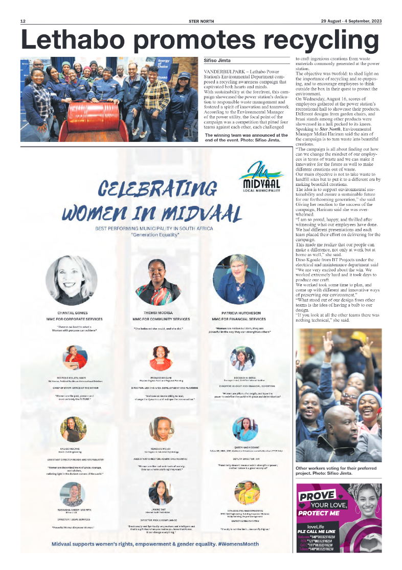 STER NORTH 29 August – 4 September, 2023 page 12