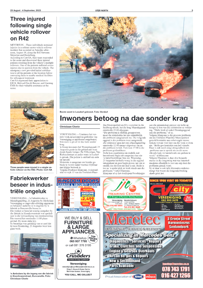 STER NORTH 29 August – 4 September, 2023 page 3