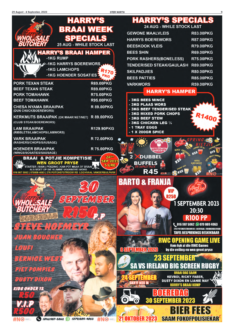 STER NORTH 29 August – 4 September, 2023 page 9