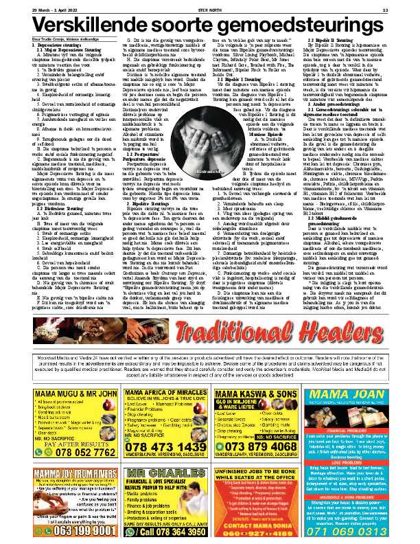 STER NORTH 29 March – 1 April 2022 page 13